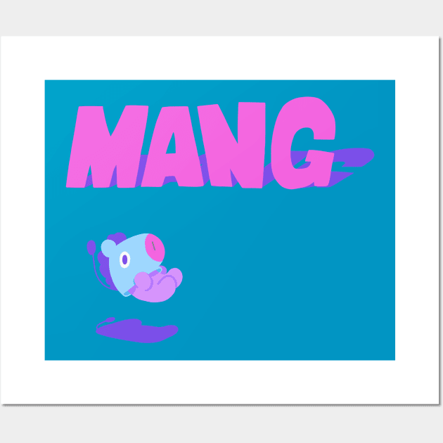 BT21 Mang Wall Art by ZeroKara